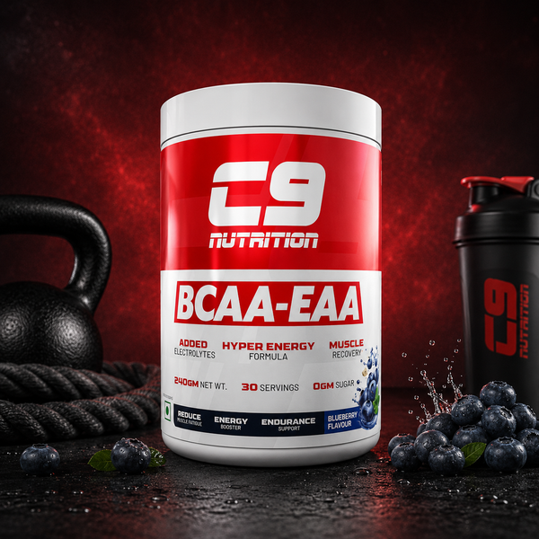Nutrition BCAA + EAA Powder | 5000mg BCAA, 9000mg EAA | Sugar-Free | 30 Servings | Vegetarian | 300g