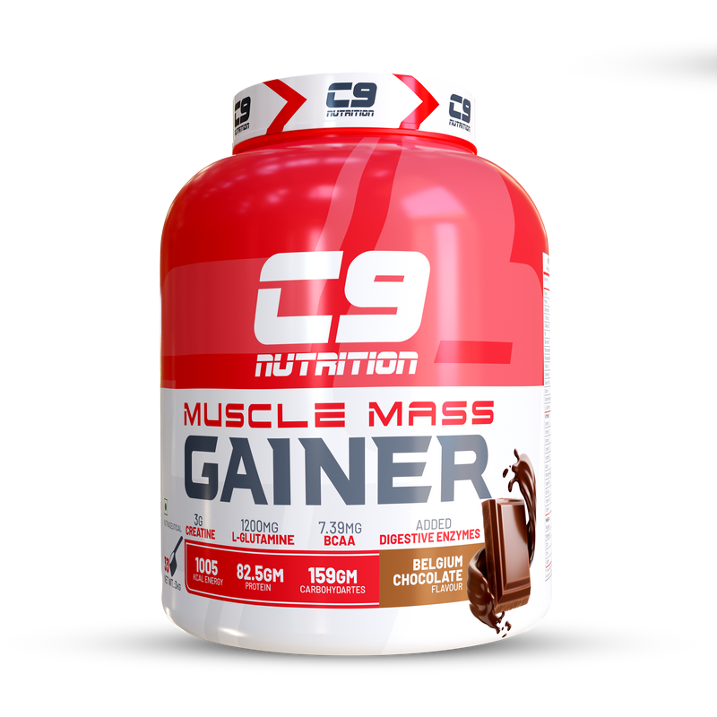 Muscle Mass Gainer | 82.5g Protein | 1005 Kcal | 159g Carbs | 1kg, 3kg & 4.5kg