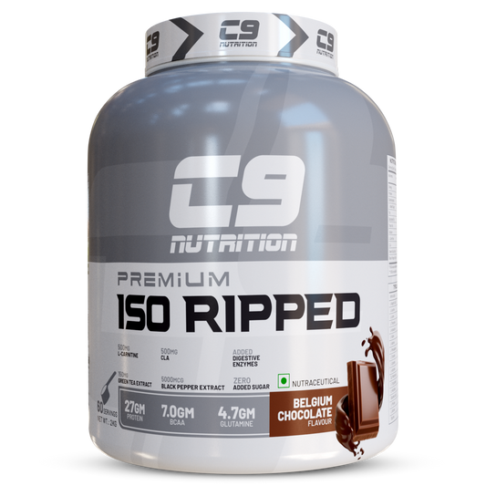 ISO Ripped Whey Protein Isolate | 27g Protein | 7g BCAA | 4.7g Glutamine | 2kg | 60 Servings