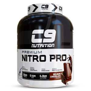 Nitro Pro L-Glutamine Whey Protein, 2kg | 30g Protein | 6.4g BCAA | 4.8g Glutamine
