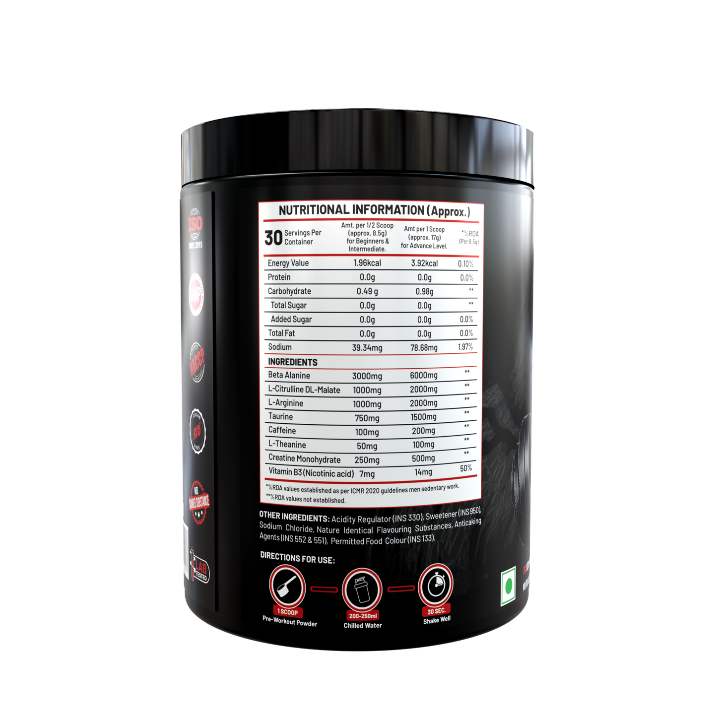 C9 Ring Master Pre-Workout | High Energy Performance Booster | 30 Servings