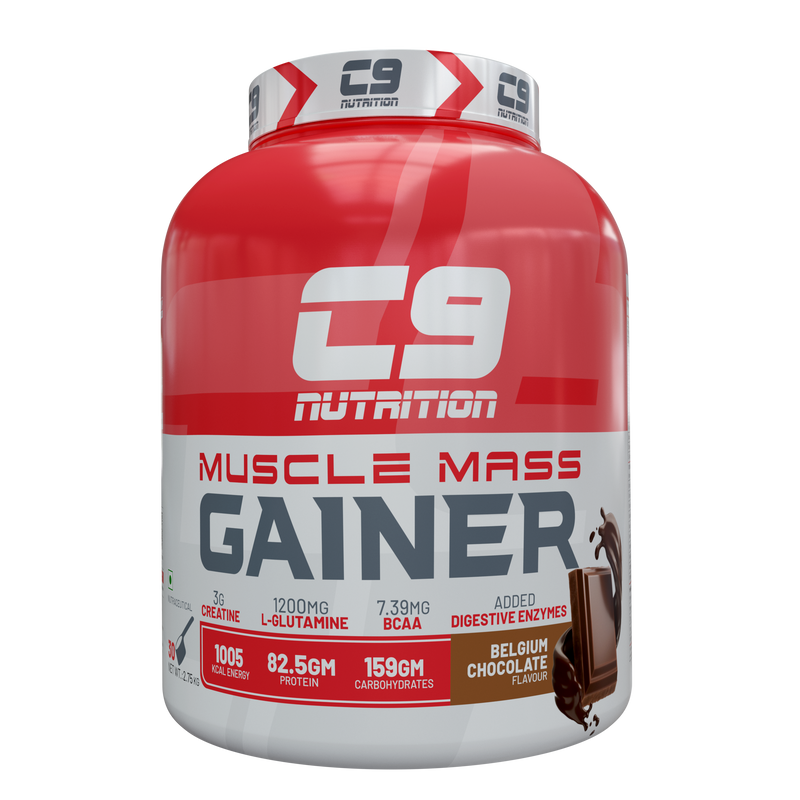 Muscle Mass Gainer | 82.5g Protein | 1005 Kcal | 159g Carbs | 1kg, 2.75kg & 4.5kg