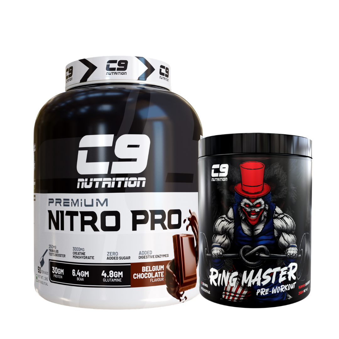 Nitro Pro L-Glutamine Whey Protein, 2kg | 30g Protein | 6.4g BCAA | 4.8g Glutamine