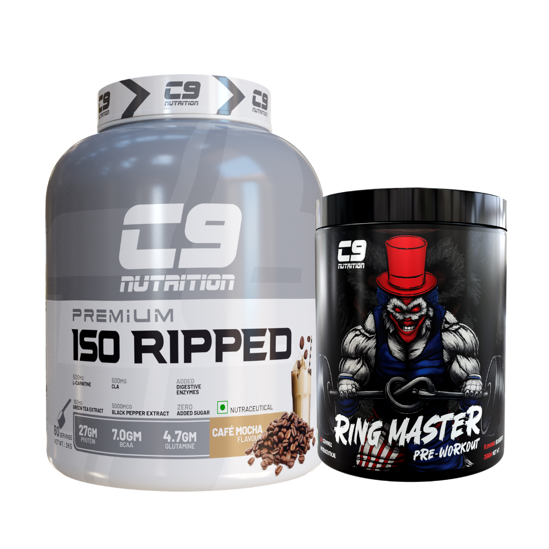 ISO Ripped Whey Protein Isolate | 27g Protein | 7g BCAA | 4.7g Glutamine | 2kg