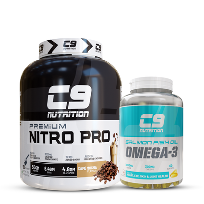 Nitro Pro L-Glutamine Whey Protein, 2kg | 30g Protein | 6.4g BCAA | 4.8g Glutamine