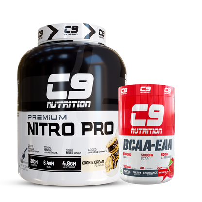 Nitro Pro L-Glutamine Whey Protein, 2kg | 30g Protein | 6.4g BCAA | 4.8g Glutamine