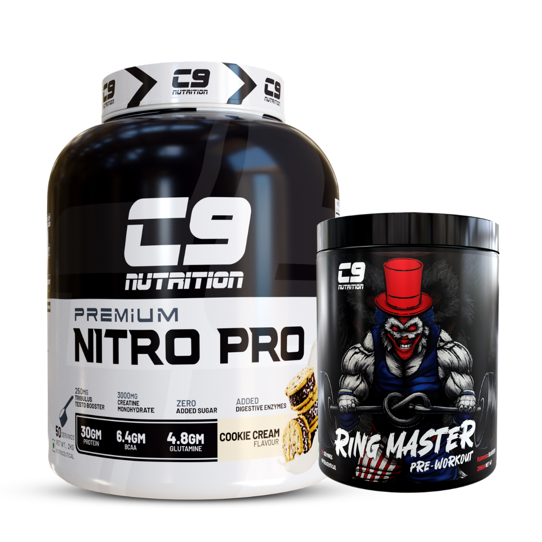 Nitro Pro L-Glutamine Whey Protein, 2kg | 30g Protein | 6.4g BCAA | 4.8g Glutamine
