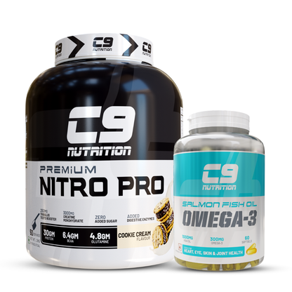 Nitro Pro L-Glutamine Whey Protein, 2kg | 30g Protein | 6.4g BCAA | 4.8g Glutamine