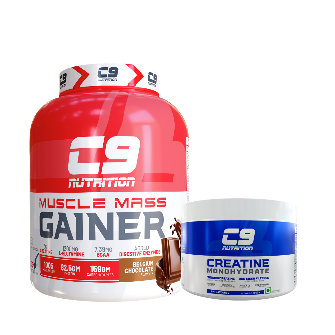 Muscle Mass Gainer | 82.5g Protein | 1005 Kcal | 159g Carbs | 1kg & 3kg